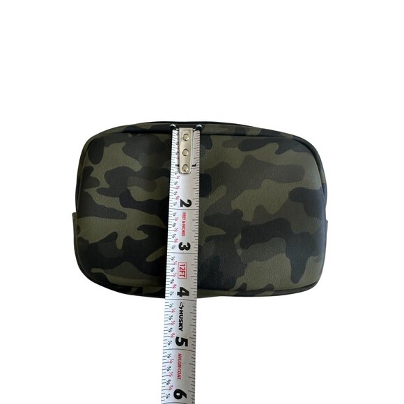 WHITE HOUSE BLACK MARKET Camo Cosmetic Makeup Bag - Picture 3 of 7